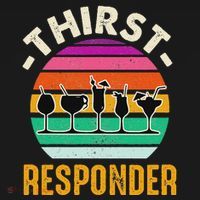Thirst A Responder Funny Bartender Barman Barkeeper Barista T-Shirt thumb 7
