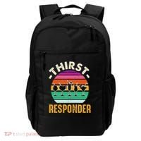 Thirst A Responder Funny Bartender Barman Barkeeper Barista Backpack thumb 0