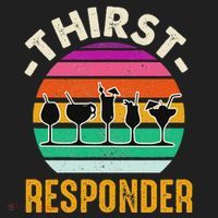 Thirst A Responder Funny Bartender Barman Barkeeper Barista Beanie thumb 2