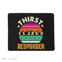 Thirst A Responder Funny Bartender Barman Barkeeper Barista Mousepad thumb 0