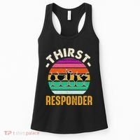 Thirst A Responder Funny Bartender Barman Barkeeper Barista Women's Tank Top thumb 0
