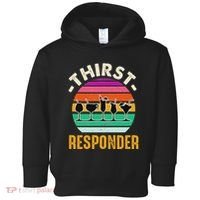 Thirst A Responder Funny Bartender Barman Barkeeper Barista Toddler Hoodie thumb 0