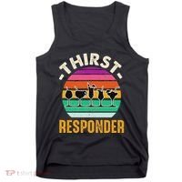 Thirst A Responder Funny Bartender Barman Barkeeper Barista Tank Top thumb 0