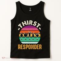 Thirst A Responder Funny Bartender Barman Barkeeper Barista Tank Top thumb 2