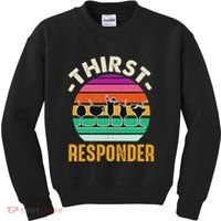 Thirst A Responder Funny Bartender Barman Barkeeper Barista Kids Sweatshirt thumb 0