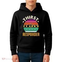 Thirst A Responder Funny Bartender Barman Barkeeper Barista Kids Hoodie thumb 4