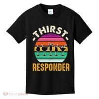 Thirst A Responder Funny Bartender Barman Barkeeper Barista Kids T-Shirt thumb 0