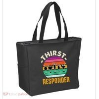 Thirst A Responder Funny Bartender Barman Barkeeper Barista Tote Bag thumb 2