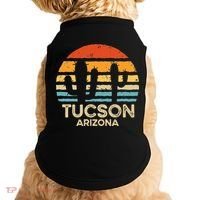 Tucson Arizona Retro Sunset Doggie Tank thumb 0