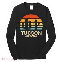Tucson Arizona Retro Sunset Long Sleeve Shirt thumb 0