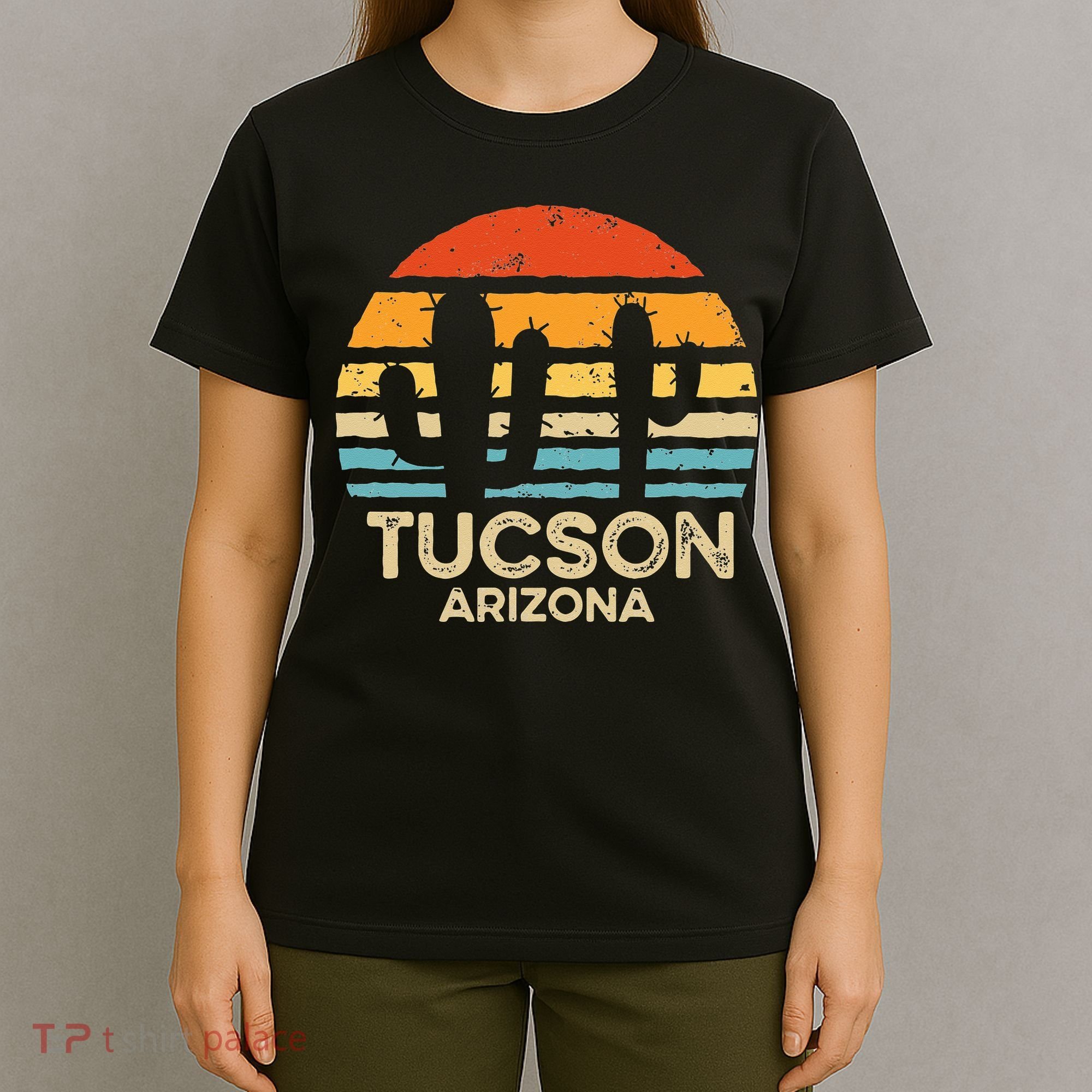 Tucson Arizona Retro Sunset T-Shirt