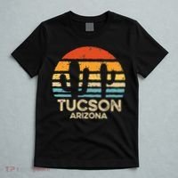 Tucson Arizona Retro Sunset T-Shirt thumb 5