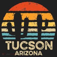 Tucson Arizona Retro Sunset Beanie thumb 2