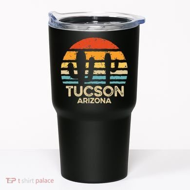 Tucson Arizona Retro Sunset Tumbler