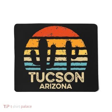 Tucson Arizona Retro Sunset Mousepad