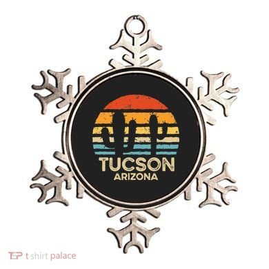 Tucson Arizona Retro Sunset Ornament
