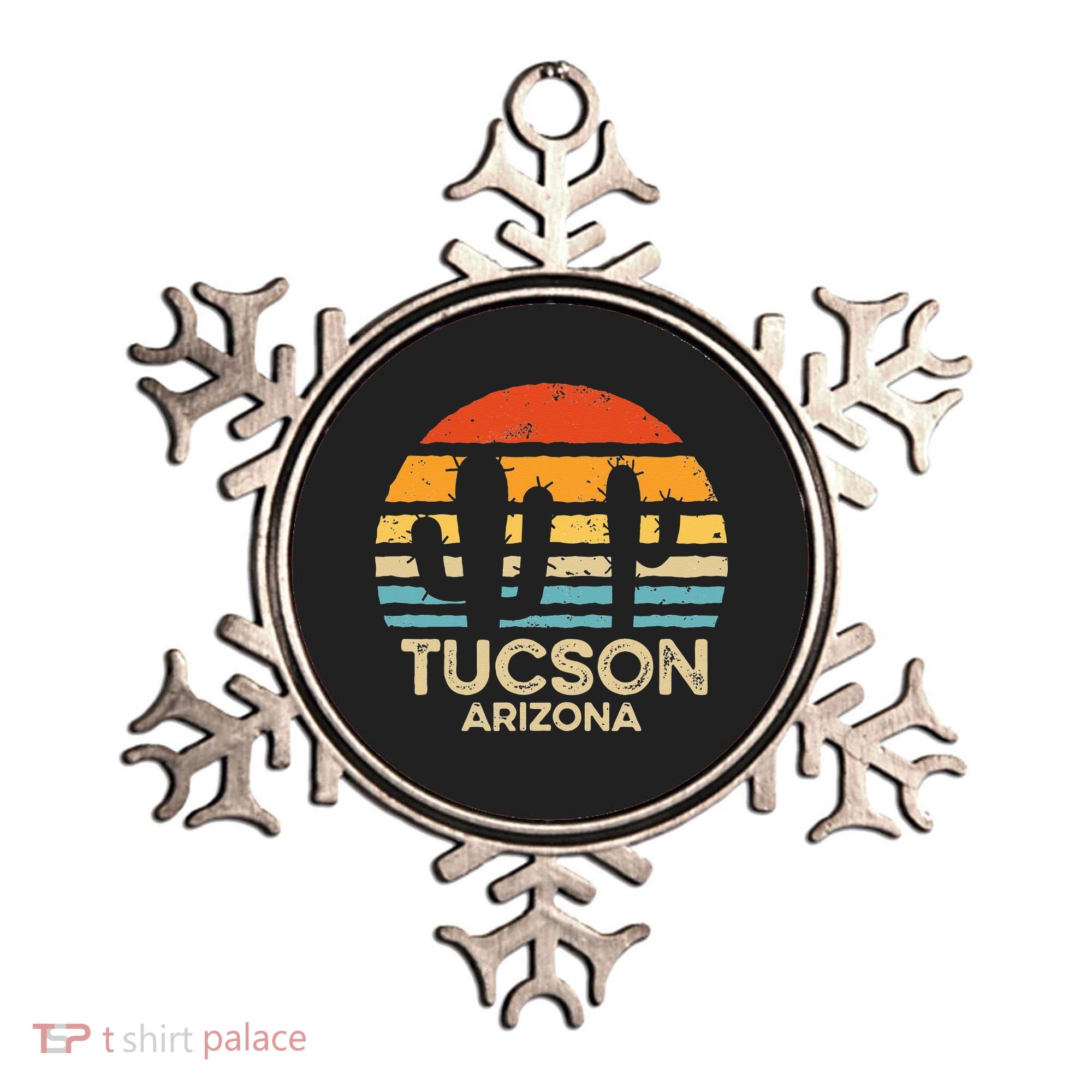 Tucson Arizona Retro Sunset Ornament