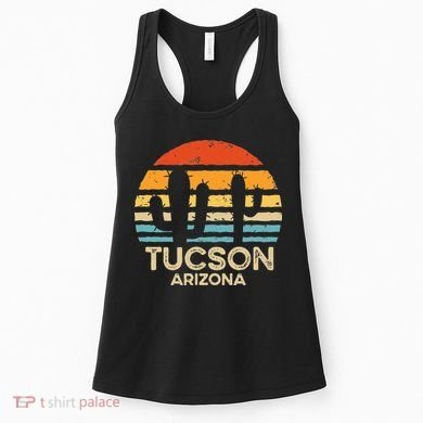 Tucson Arizona Retro Sunset Women's Tank Top