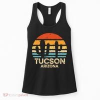 Tucson Arizona Retro Sunset Women's Tank Top thumb 0