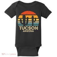 Tucson Arizona Retro Sunset Baby Bodysuit thumb 0