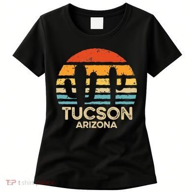 Tucson Arizona Retro Sunset Women's T-Shirt