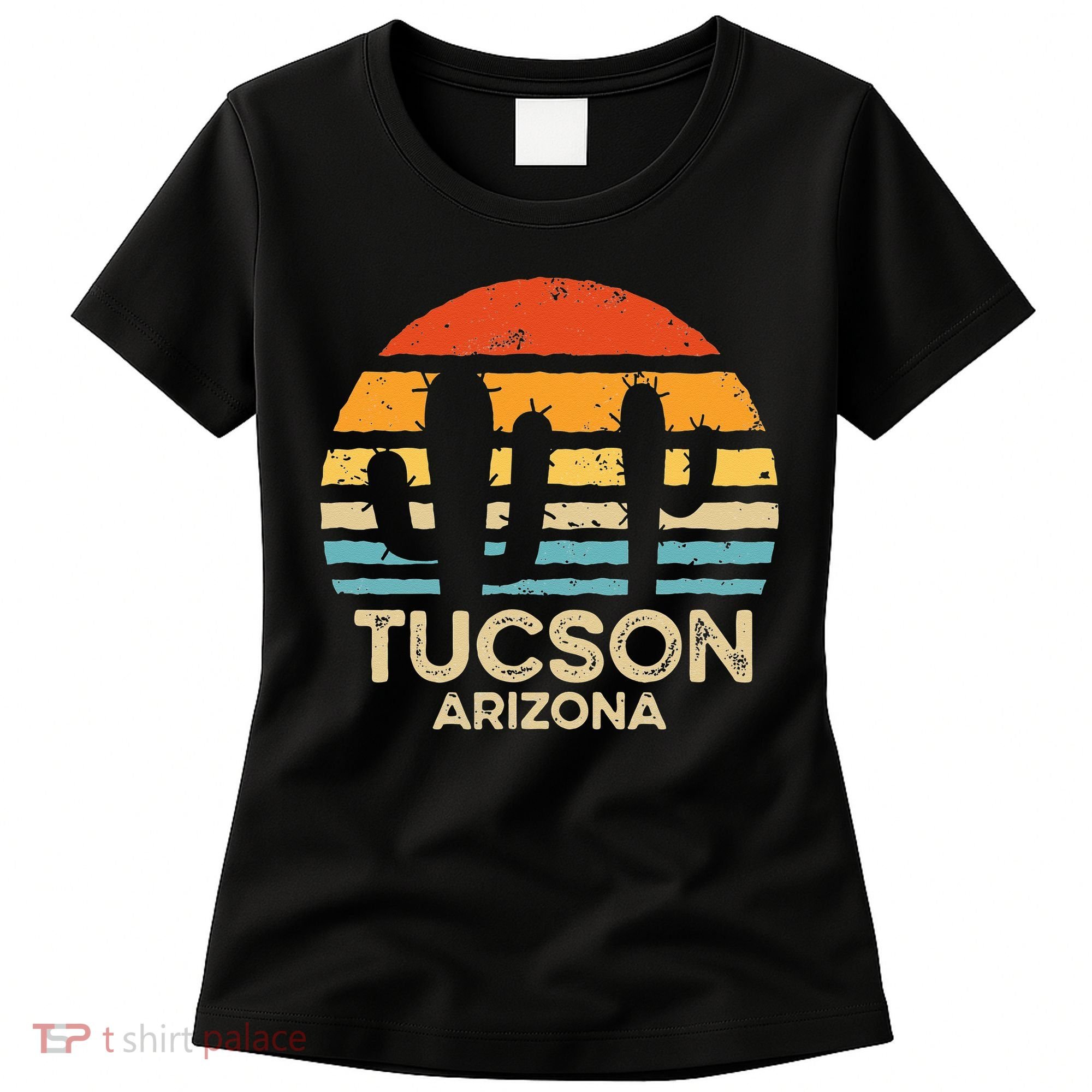 Tucson Arizona Retro Sunset Women's T-Shirt