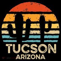 Tucson Arizona Retro Sunset Kids Sweatshirt thumb 2