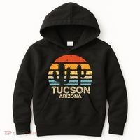 Tucson Arizona Retro Sunset Kids Hoodie thumb 0