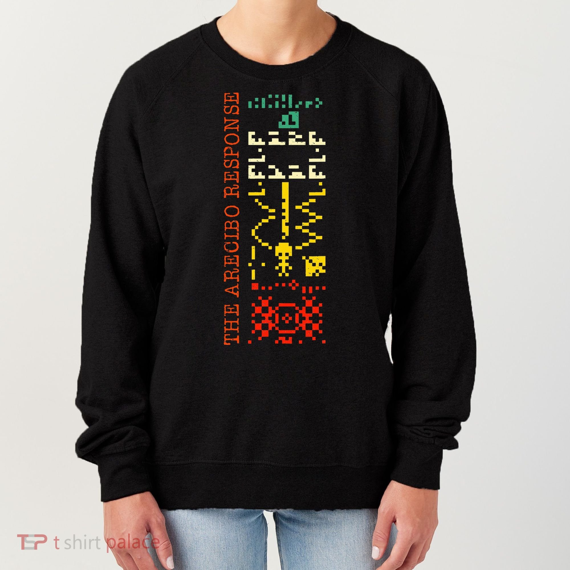 The Arecibo Response Chilbolton Crop Circle Alien Reply Women's Sweatshirt