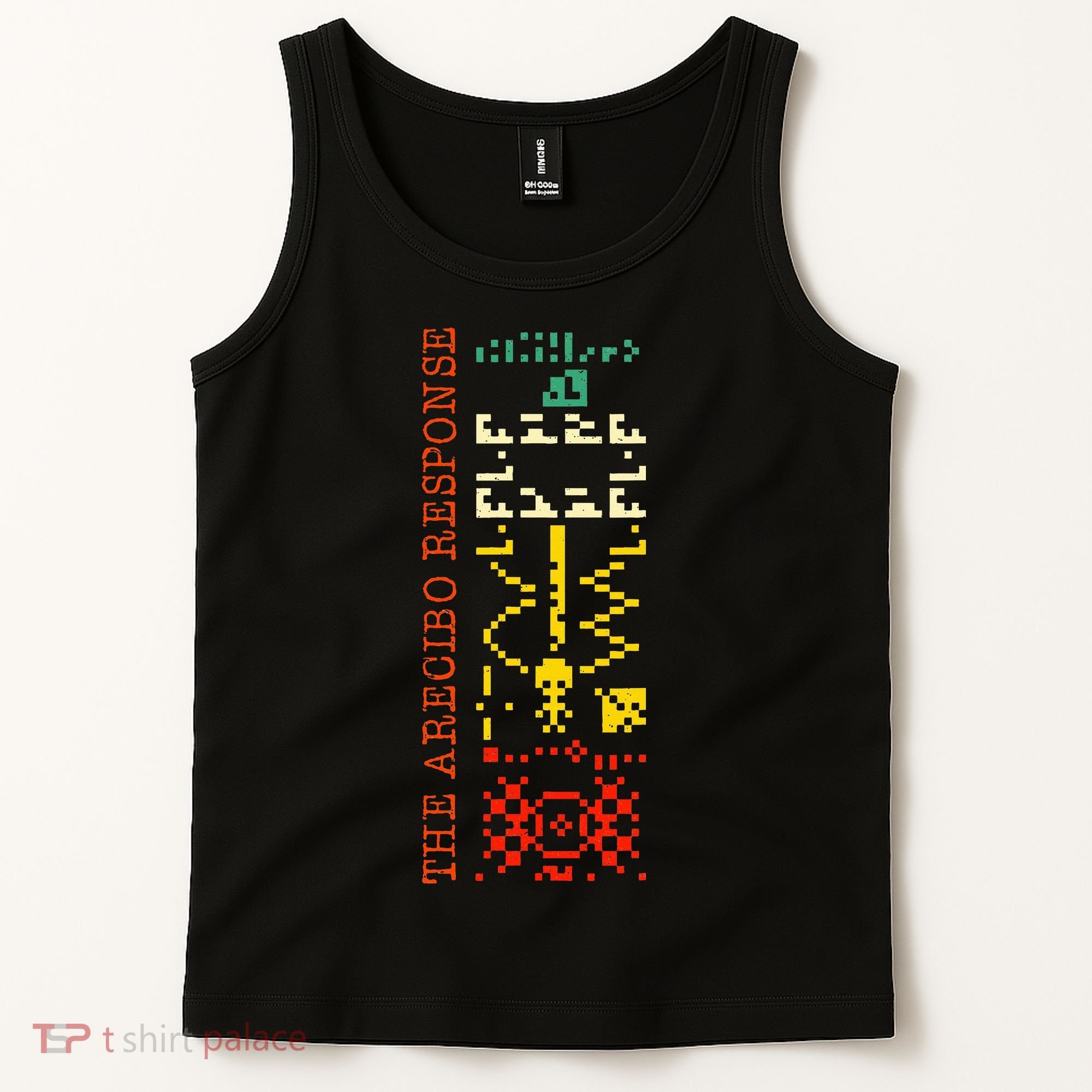 The Arecibo Response Chilbolton Crop Circle Alien Reply Tank Top