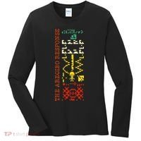 The Arecibo Response Chilbolton Crop Circle Alien Reply Women's Long Sleeve Shirt thumb 0