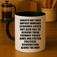 Tariffs Foster Political Dysfunction Coffee Mug thumb 4