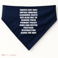 Tariffs Foster Political Dysfunction USA-Made Doggie Bandana thumb 0