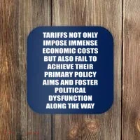Tariffs Foster Political Dysfunction Coaster thumb 0