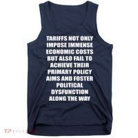 Tariffs Foster Political Dysfunction Tank Top thumb 0