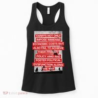 Tariffs Foster Political Dysfunction Trump  Women's Tank Top thumb 0