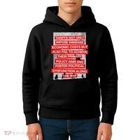 Tariffs Foster Political Dysfunction Trump  Kids Hoodie thumb 4