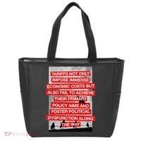 Tariffs Foster Political Dysfunction Trump  Tote Bag thumb 0
