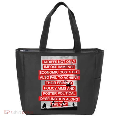 Tariffs Foster Political Dysfunction Trump  Tote Bag