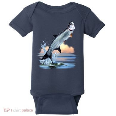 Tarpon Leap Baby Bodysuit