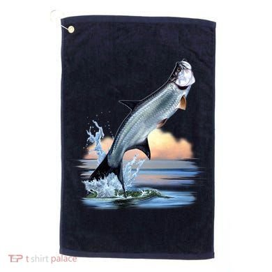 Tarpon Leap Golf Towel