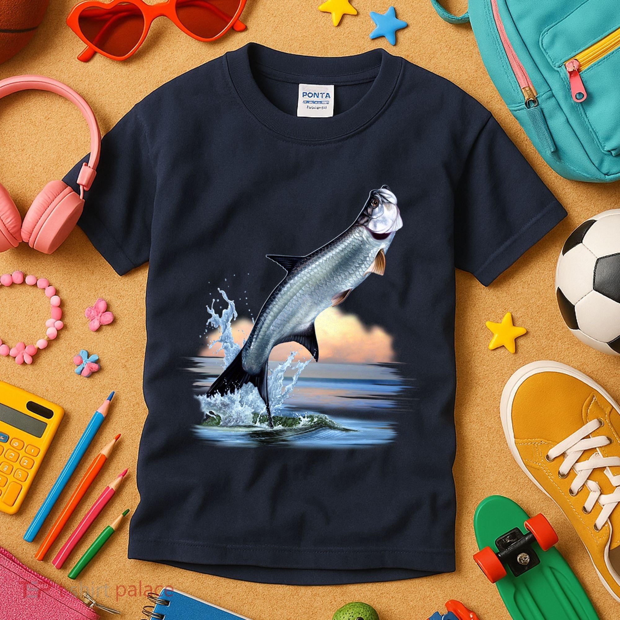 Tarpon Leap Kids T-Shirt