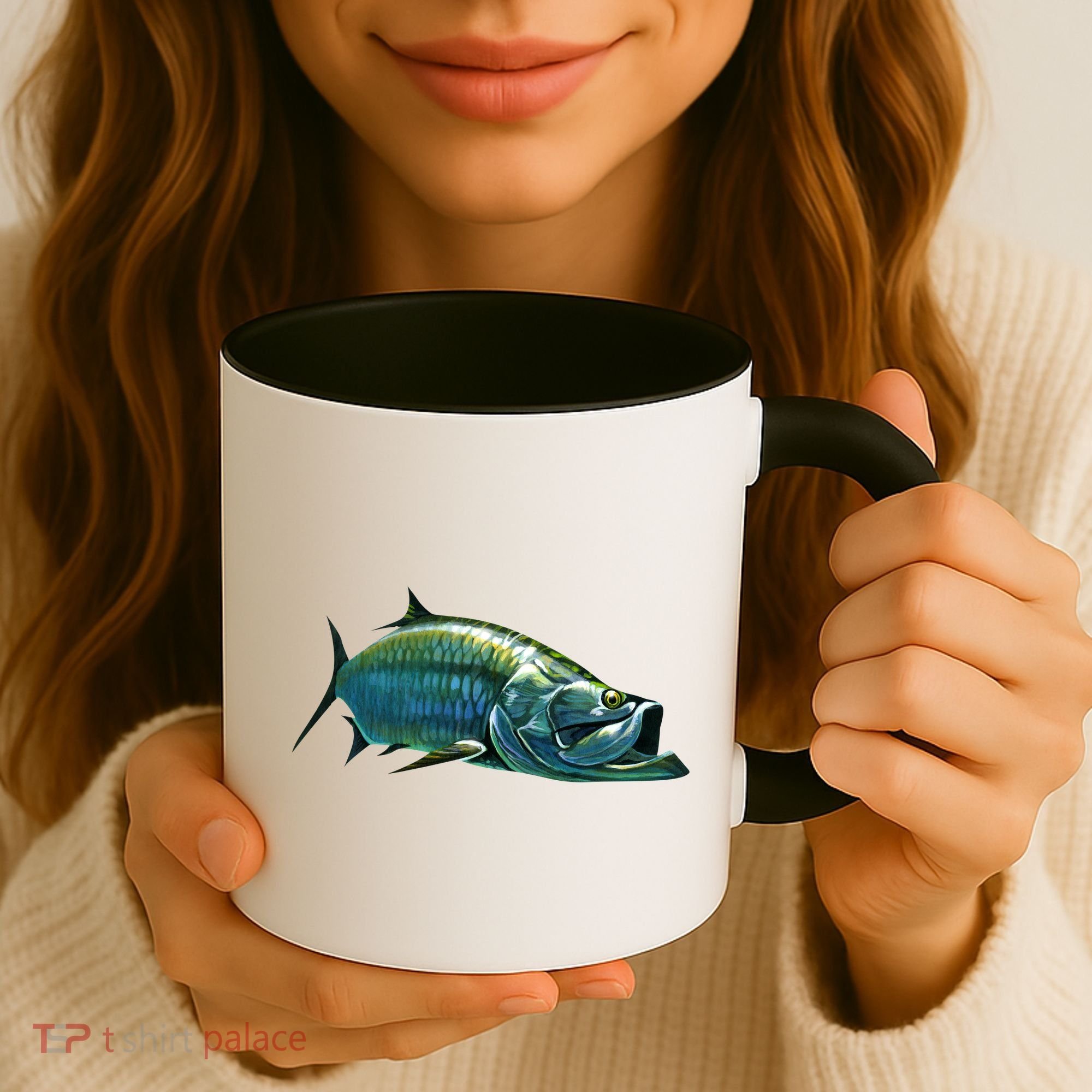 Tarpon Swimming Coffee Mug