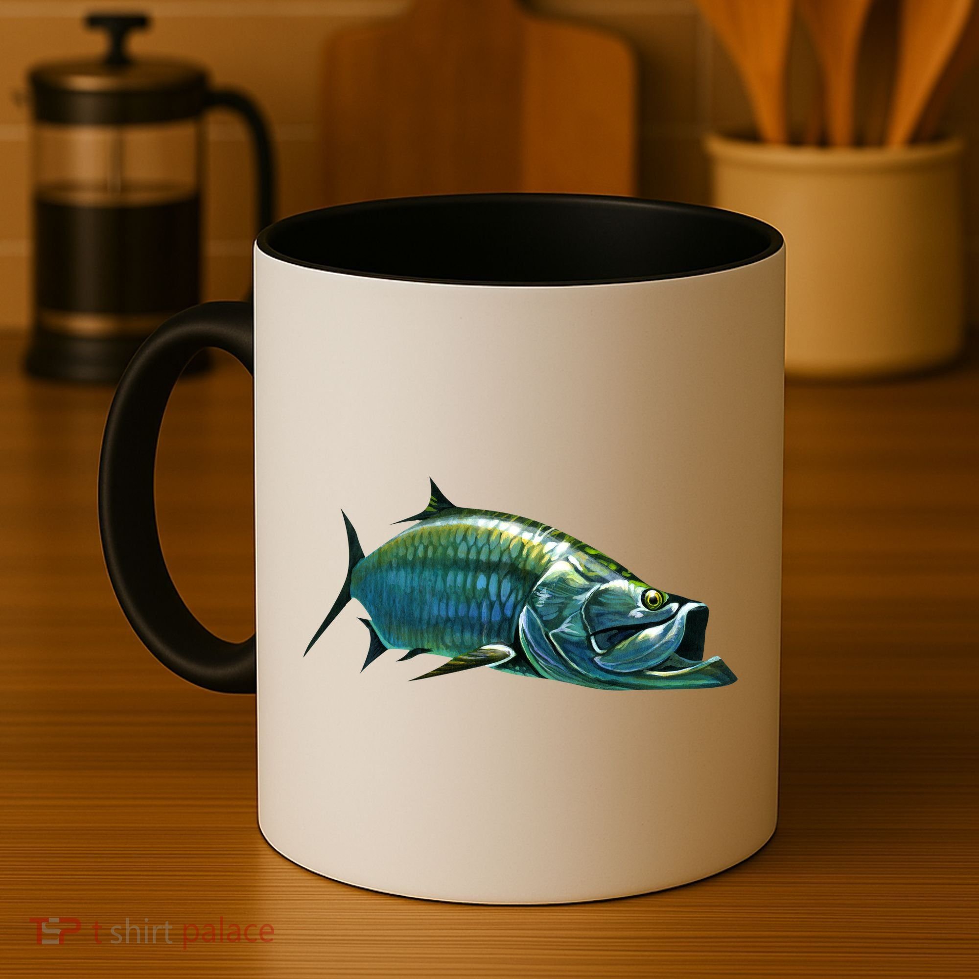 Tarpon Swimming Coffee Mug