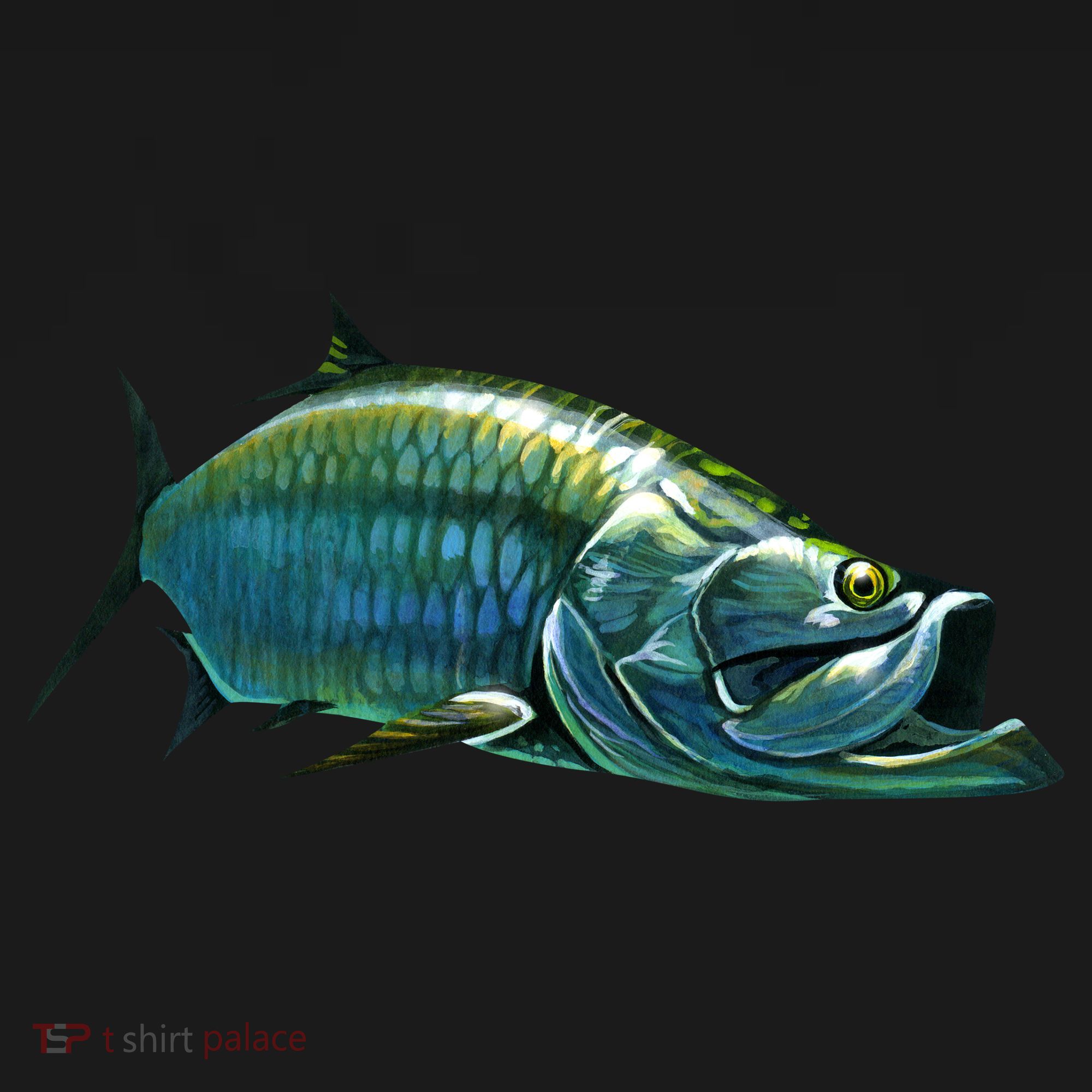 Tarpon Swimming Mousepad