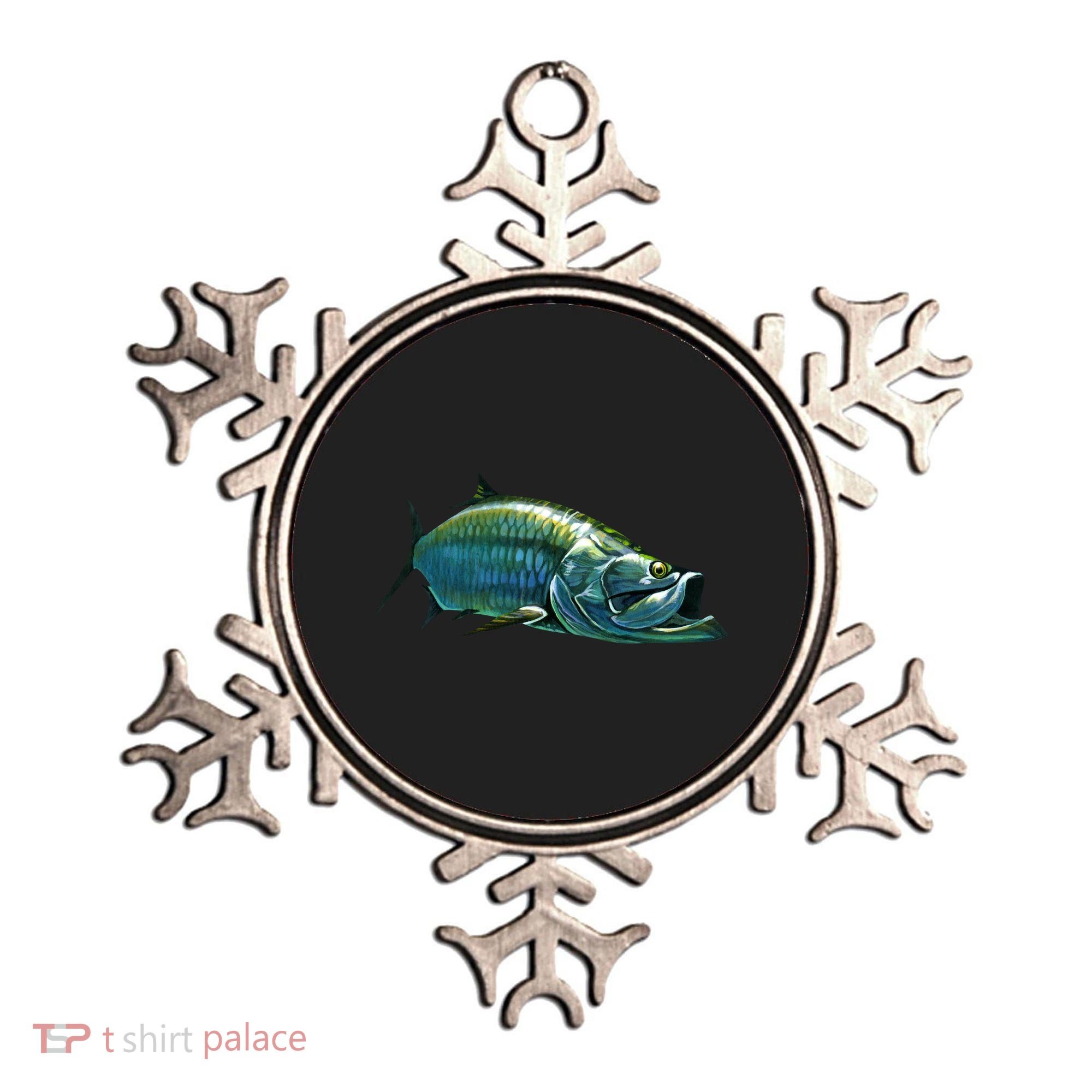 Tarpon Swimming Ornament