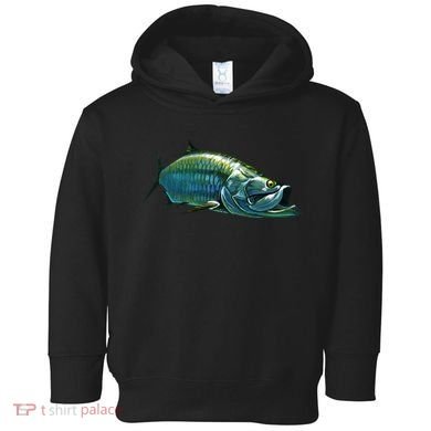 Tarpon Swimming Toddler Hoodie
