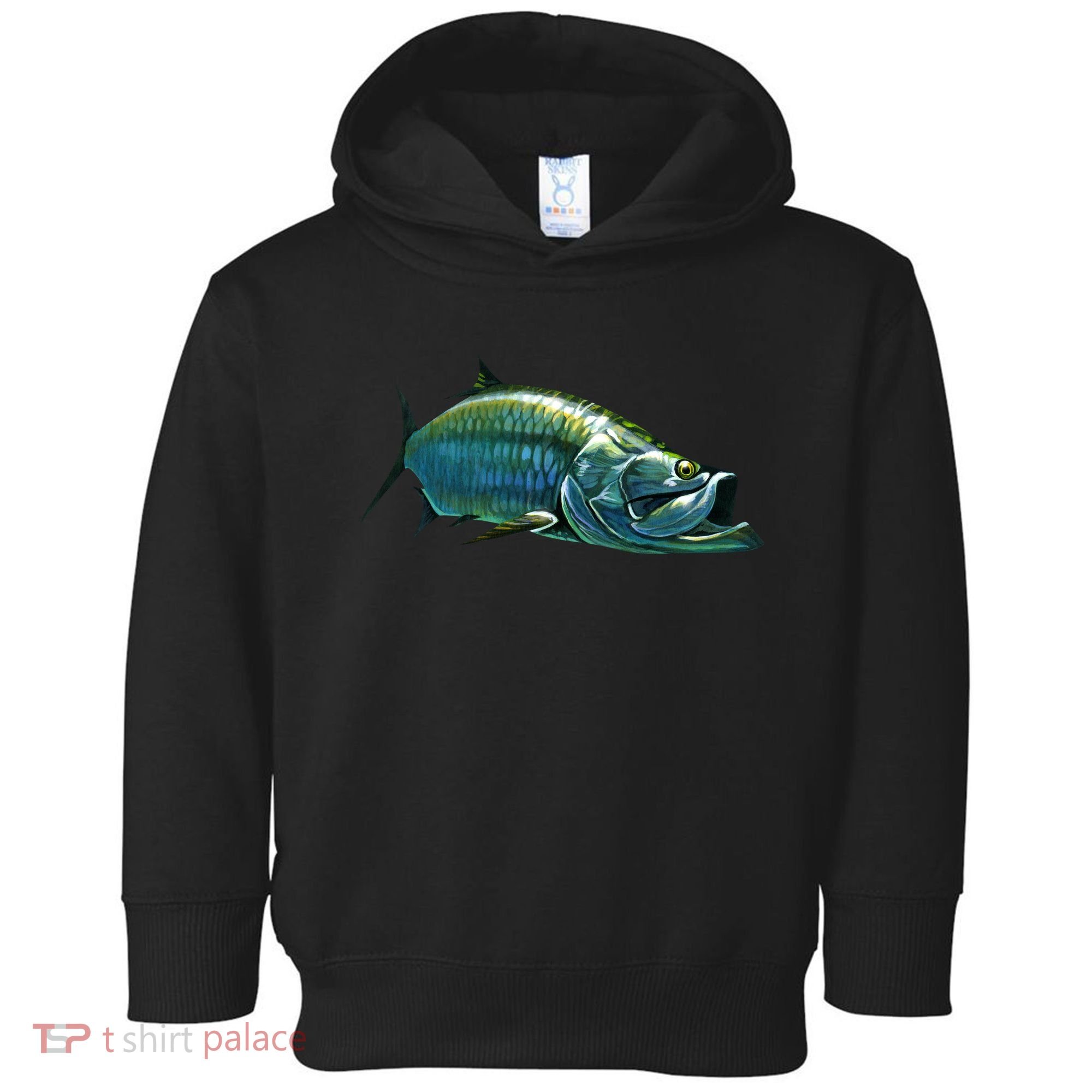 Tarpon Swimming Toddler Hoodie