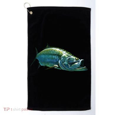 Tarpon Swimming Golf Towel