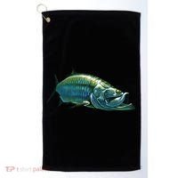 Tarpon Swimming Golf Towel thumb 0